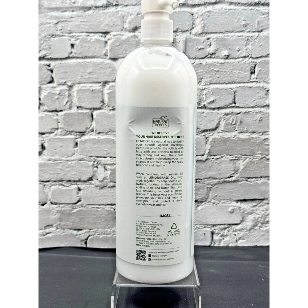 Hemp & Lemongrass Conditioner 30.6 oz Therapy Moisturizing